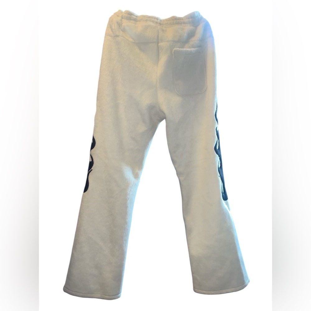 CREAM "SAINTS" MOHAIR STACKED PANTS - Picture 7 of 7
